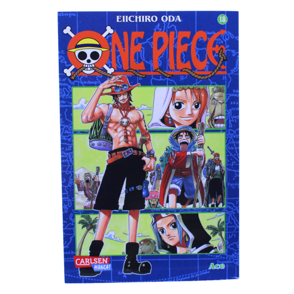 One Piece Band 18 – frühe Ausgabe (2002) ungelesen | Carlsen Manga | Alabasta Saga | Ace Feuerfaust